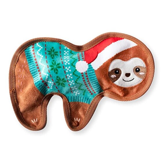 Snuggled Up Sloth Plush Dog Toy - PetShop by Fringe Studio - Picture 2 of 3